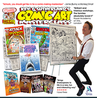 Comic  Art Masterclass with Kev F