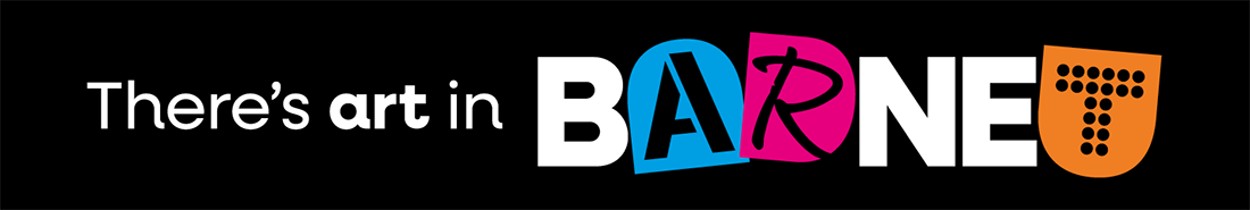 There's art in Barnet banner logo