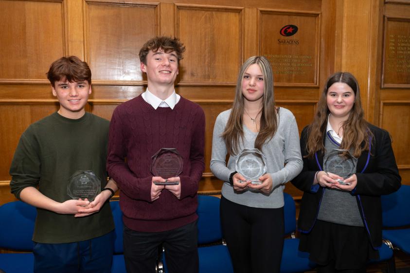 The new Members of Youth Parliament and Youth Ambassadors